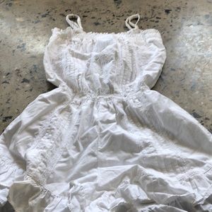 White Chelsea and violet romper